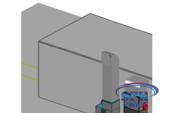 Окрасочно-сушильная камера для металлоконструкций SPK Италия