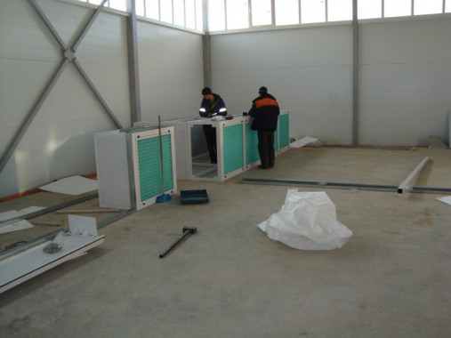 Покрасочно-сушильная камера для сварных металлоконструкций SPKSPK-8х6х4