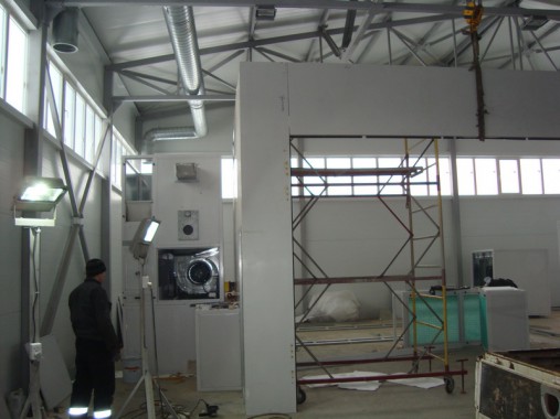 Покрасочно-сушильная камера для сварных металлоконструкций SPKSPK-8х6х4