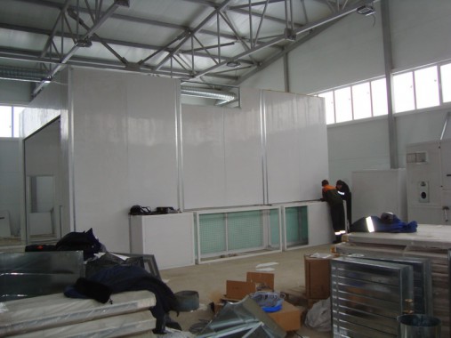 Покрасочно-сушильная камера для сварных металлоконструкций SPKSPK-8х6х4