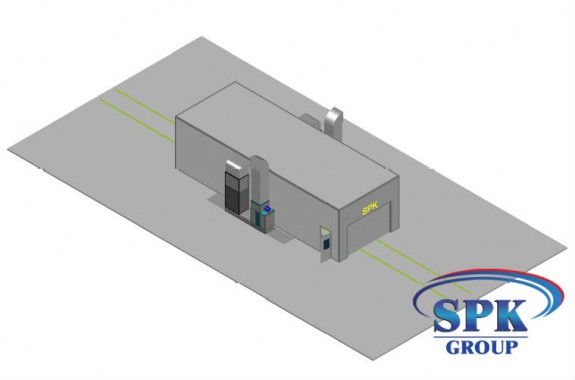 Окрасочно-сушильная камера для металлоконструкций SPK Италия