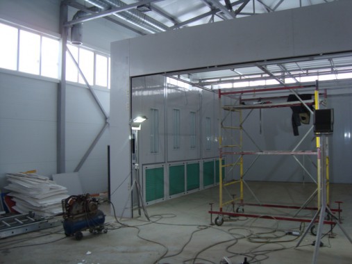 Покрасочно-сушильная камера для сварных металлоконструкций SPKSPK-8х6х4