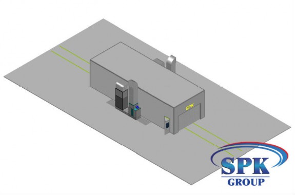 Окрасочно-сушильная камера для металлоконструкций SPK Италия