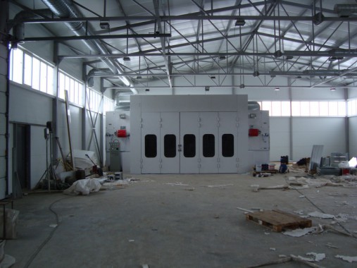 Покрасочно-сушильная камера для сварных металлоконструкций SPKSPK-8х6х4