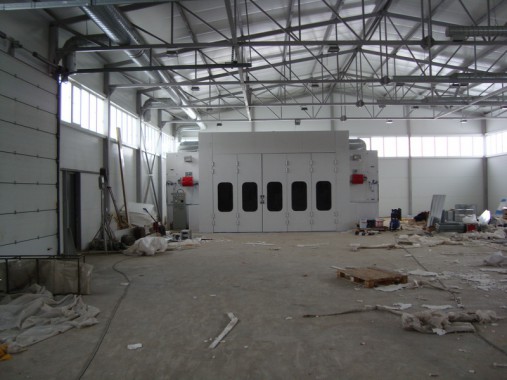 Покрасочно-сушильная камера для сварных металлоконструкций SPKSPK-8х6х4