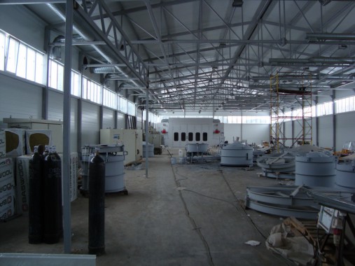 Покрасочно-сушильная камера для сварных металлоконструкций SPKSPK-8х6х4