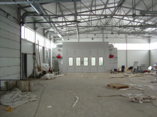 Покрасочно-сушильная камера для сварных металлоконструкций SPKSPK-8х6х4