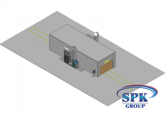 Окрасочно-сушильная камера для металлоконструкций SPK Италия