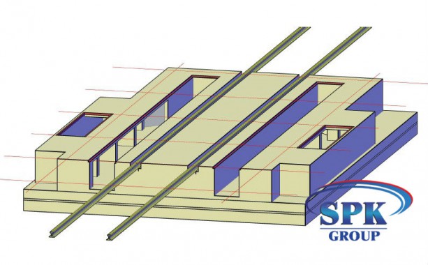Окрасочно-сушильная камера для металлоконструкций SPK Италия