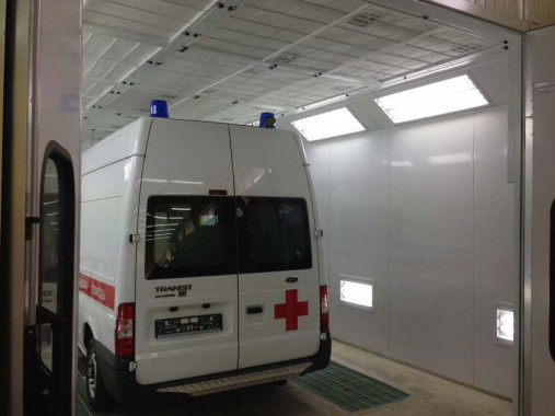 Модернизация окрасочной камеры для "СпецАвтоТранспорта Автодом" г. Ульяновск