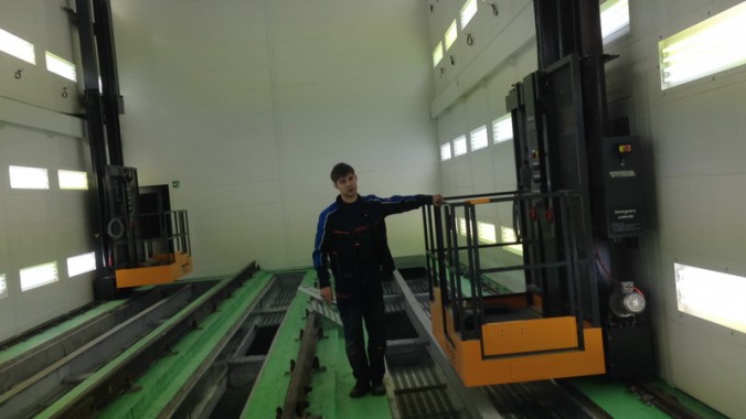 Электровозосборочный завод. Покрасочно-сушильная камера для локомотивов Alstom SPK-32.9.8