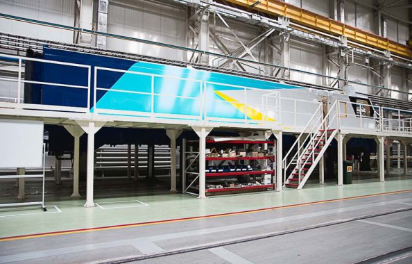 Электровозосборочный завод. Покрасочно-сушильная камера для локомотивов Alstom SPK-32.9.8