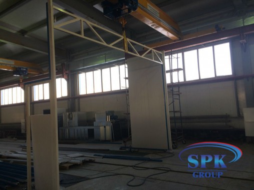 Окрасочно-сушильная камера для металлоконструкций SPK Италия