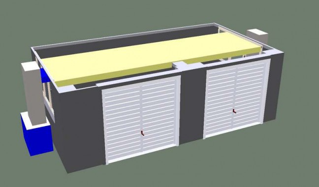 Камера окраски для кабин электровозов SPK-12.6.5 г.Невьянск