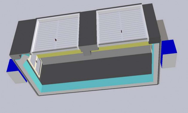 Камера окраски для кабин электровозов SPK-12.6.5 г.Невьянск