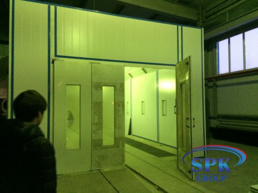 Окрасочно-сушильная камера для металлоконструкций SPK Италия