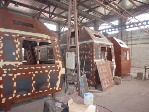 Камера окраски для кабин электровозов SPK-12.6.5 г.Невьянск