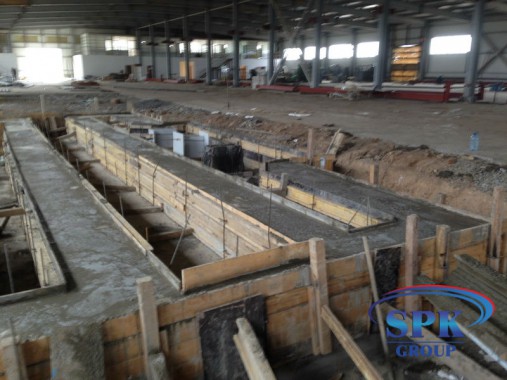 Окрасочно-сушильная камера для металлоконструкций SPK Италия