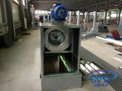 Окрасочно-сушильная камера для металлоконструкций SPK Италия