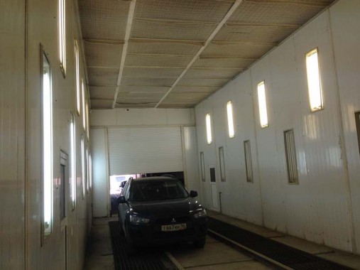 Покрасочно-сушильная и дробеструйная камера для РЖД