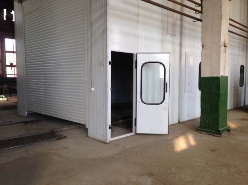 Покрасочно-сушильная и дробеструйная камера для РЖД