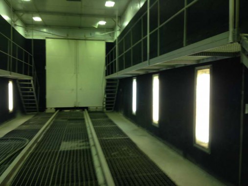 Покрасочно-сушильная и дробеструйная камера для РЖД