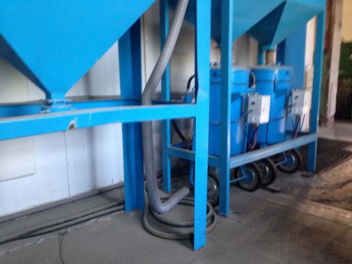 Покрасочно-сушильная и дробеструйная камера для РЖД