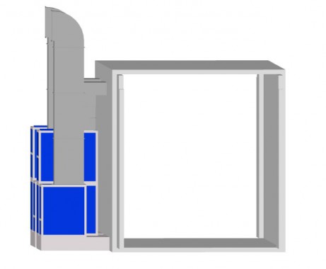 Модернизация покрасочно-сушильной камеры для военной техники SPK-25.5.6