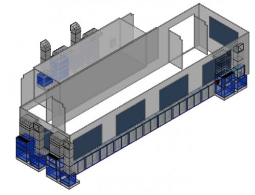 Модернизация покрасочно-сушильной камеры для военной техники SPK-25.5.6