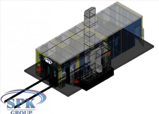 ОКРАСОЧНО-СУШИЛЬНАЯ КАМЕРА ТУПИКОВОГО ТИПА SPK-13.4.4