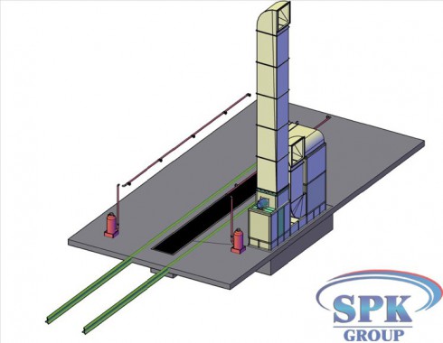 ОКРАСОЧНО-СУШИЛЬНАЯ КАМЕРА ТУПИКОВОГО ТИПА SPK-13.4.4