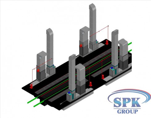 Проходная покрасочно-сушильная камера для сельскохозяйственной техники SPK-20.6.5