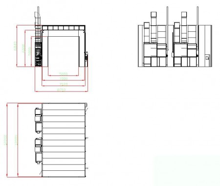 Промышленная подготовительная камера для спецтехники SPK-12.7.6