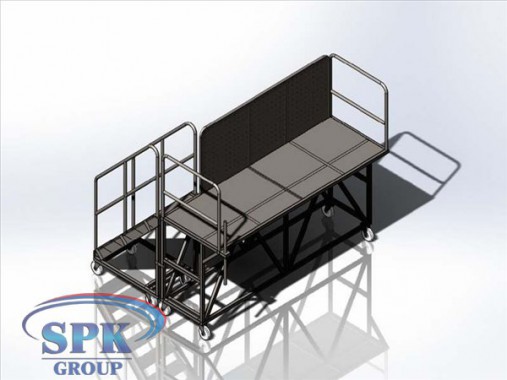 Передвижная обслуживающая площадка