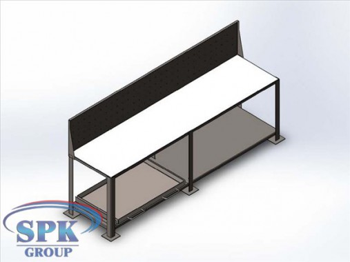 Верстак шестерней коленвала