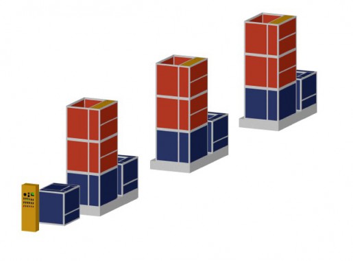 Покрасочно-сушильная камера для вагонов в уличном исполнении SPK 18.6.6