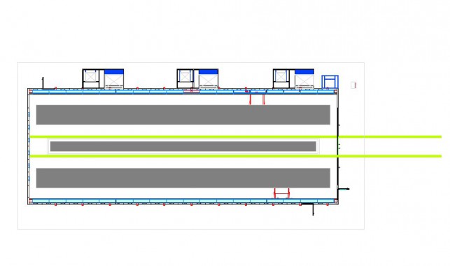 Покрасочно-сушильная камера для вагонов в уличном исполнении SPK 18.6.6