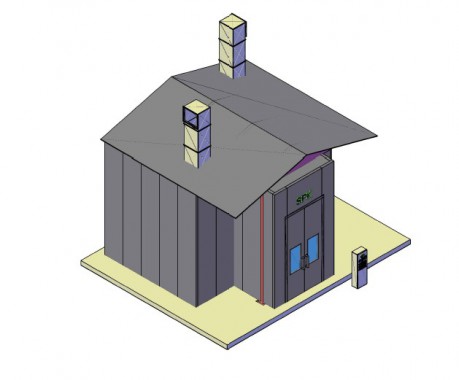 Подготовительная камера под навесом SPK-7.3.5