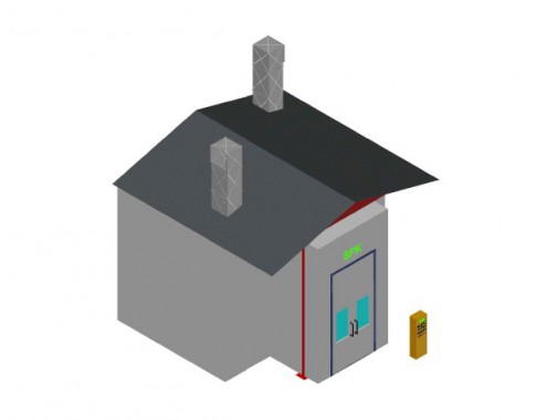 Подготовительная камера под навесом SPK-7.3.5
