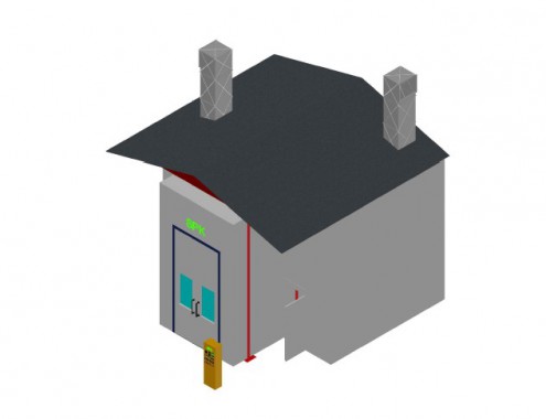 Подготовительная камера под навесом SPK-7.3.5
