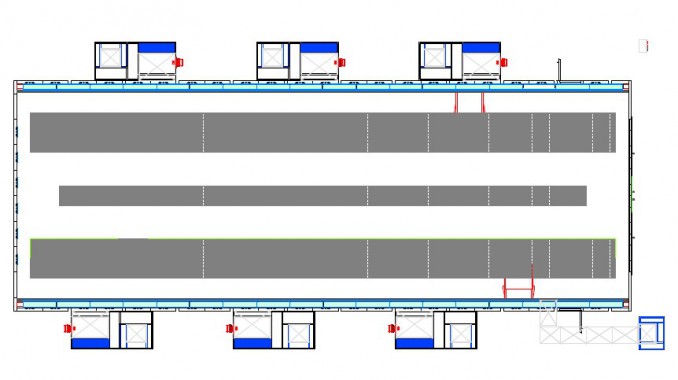 Покрасочно-сушильная камера уличной установки для цистерн SPK 24x8x7