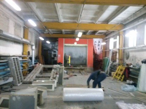 Демонтаж окрасочной камеры