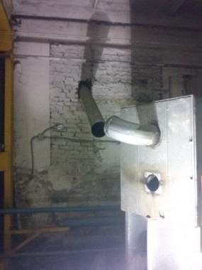 Демонтаж окрасочной камеры