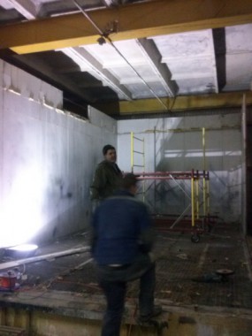 Демонтаж окрасочной камеры