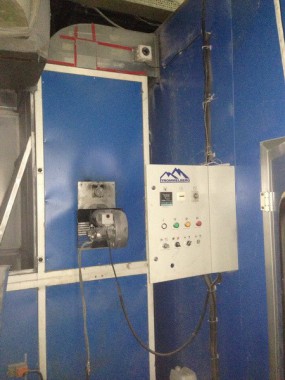 Демонтаж камер окраски