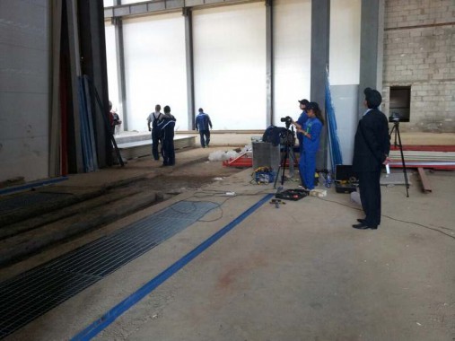 Строительство моечной камеры на Заводе по производству дизельных двигателей GEVO.