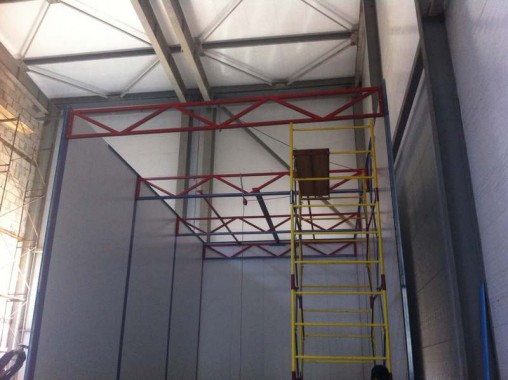 Строительство моечной камеры на Заводе по производству дизельных двигателей GEVO.