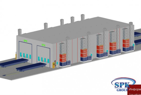 Комплекс окрасочно сушильных камер с большой проходимостью SPK 32x14x6