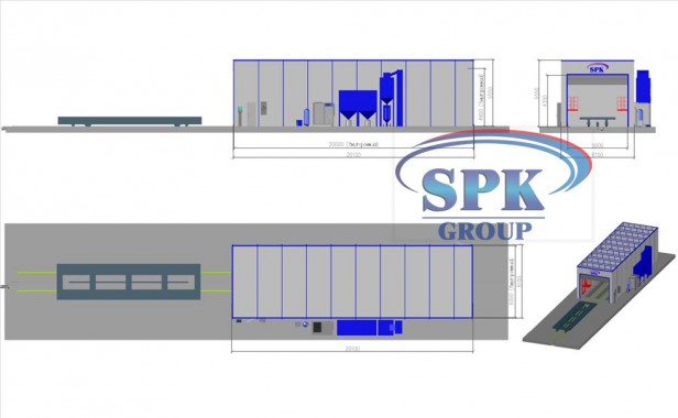 Дробеструйная камера тупиковая SPK-20.6.5 Дробеструйная камера тупиковая SPK-20.6.5