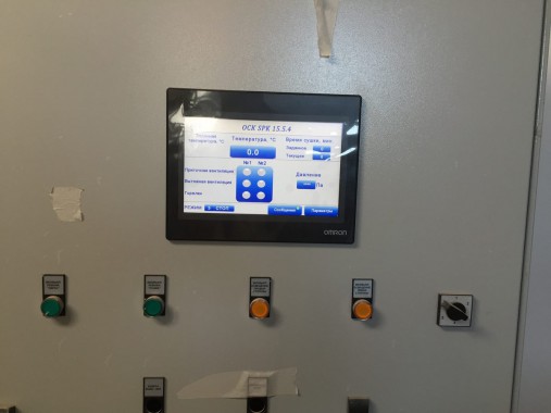 Окрасочно-сушильная камера для дизельных двигателей. Завод по производству дизельных двигателей "Астана Дизель Сервис", Астана (Казахстан)